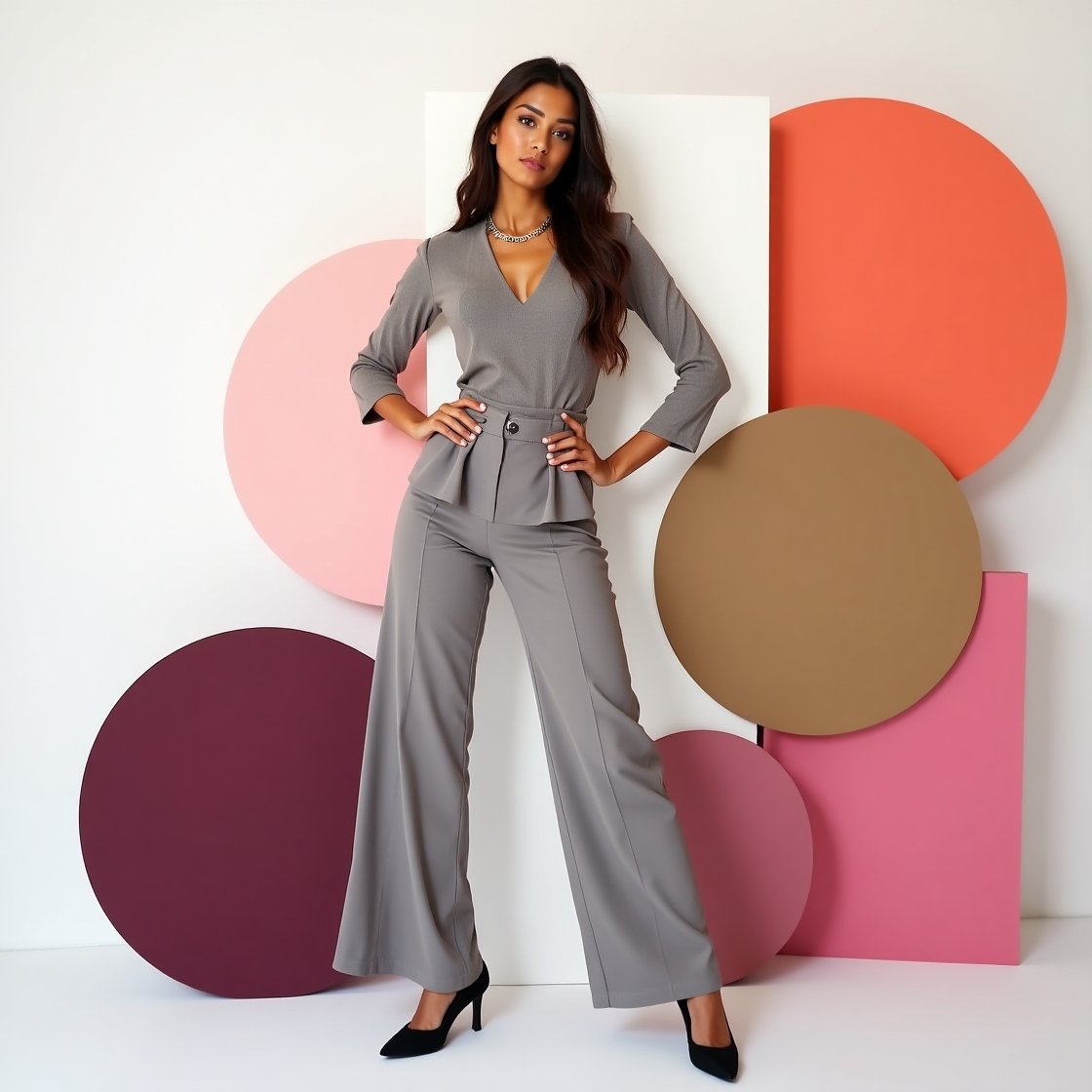 what colours look good with grey clothes